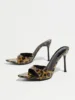 Stampa leopardata marrone nero