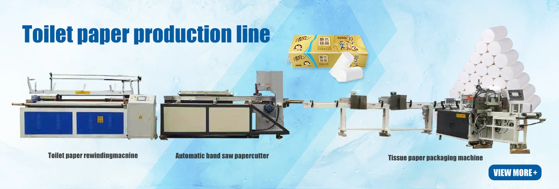 Toilet Paper Machine Cutting Manufacturing Rewinding Machinery Automatic Tissue Toilet Paper