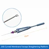 Pinze a membrana curva con piattaforma dritta 23G