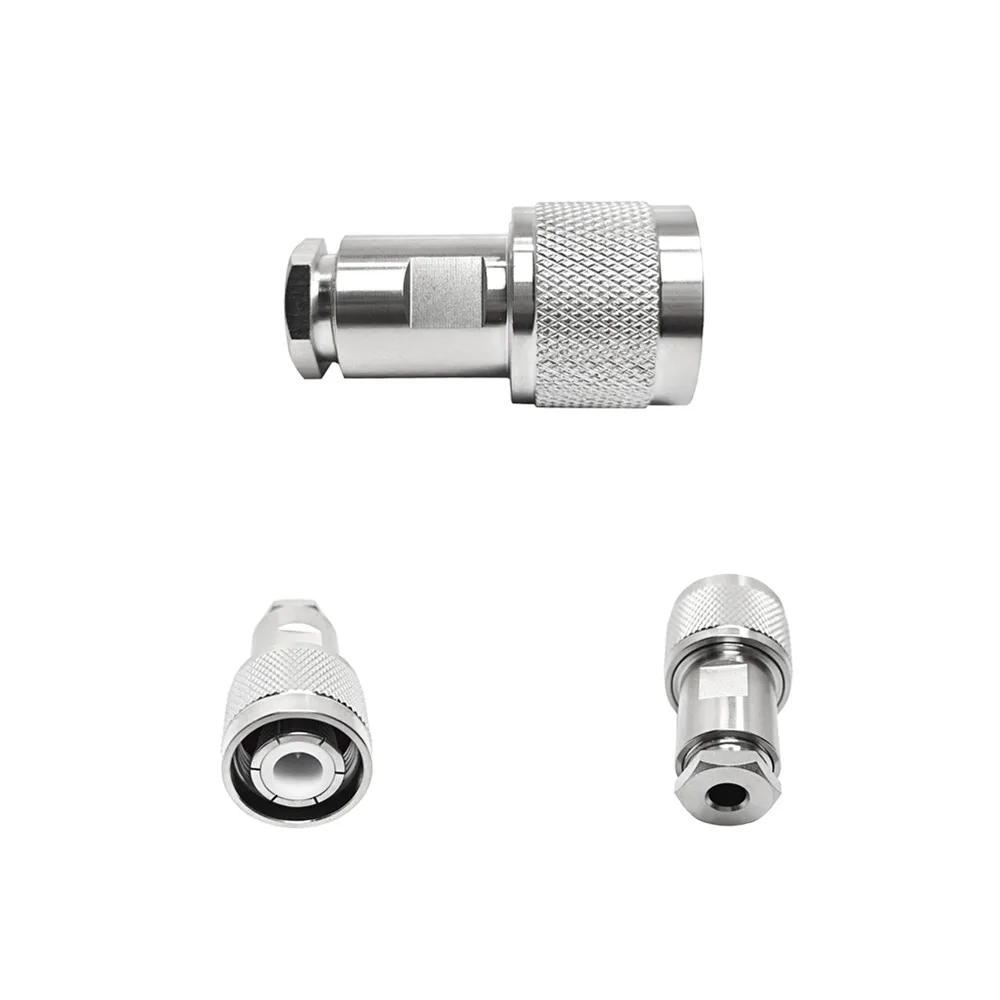 RF Wire Connector HN Connector High-Power RF Coaxial Connector Male Plug Clamp Screw for RG58 RG142 Coaxial Cable