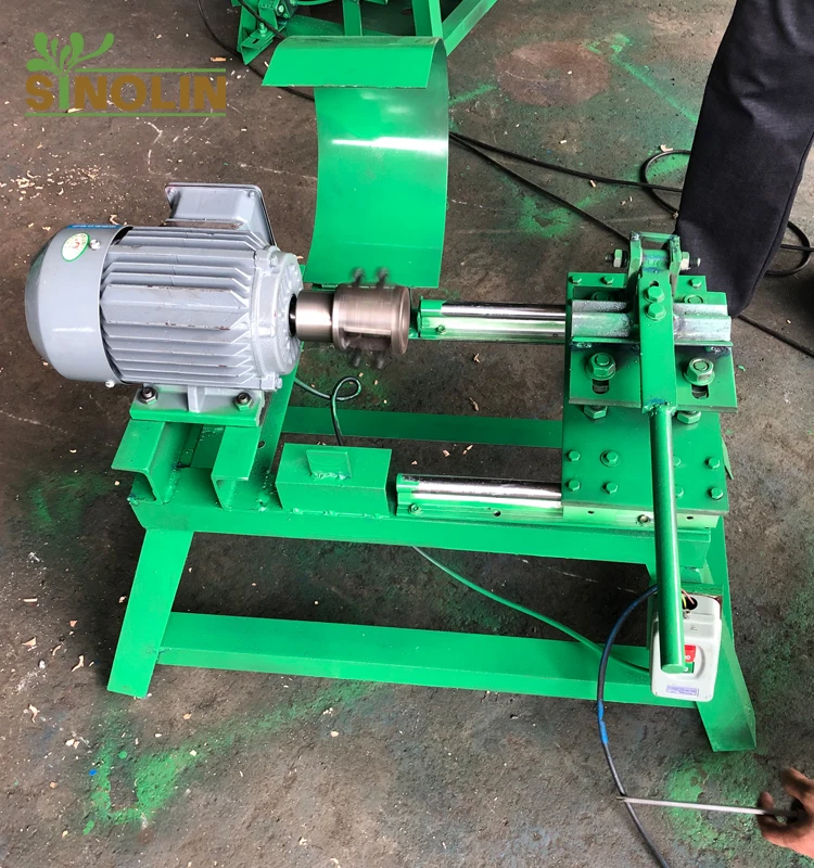 Semiautomatic Wooden Broom Mop Shovel Handle Stick Sharp Point Making