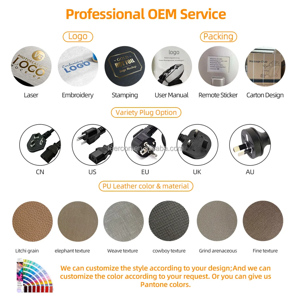 Leercon Hot Selling 3d Shiastu Massage Back Cushion With Adjustable