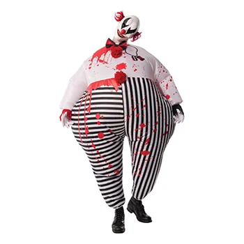 super september Adult Men's Inflatable Evil Clown Costume