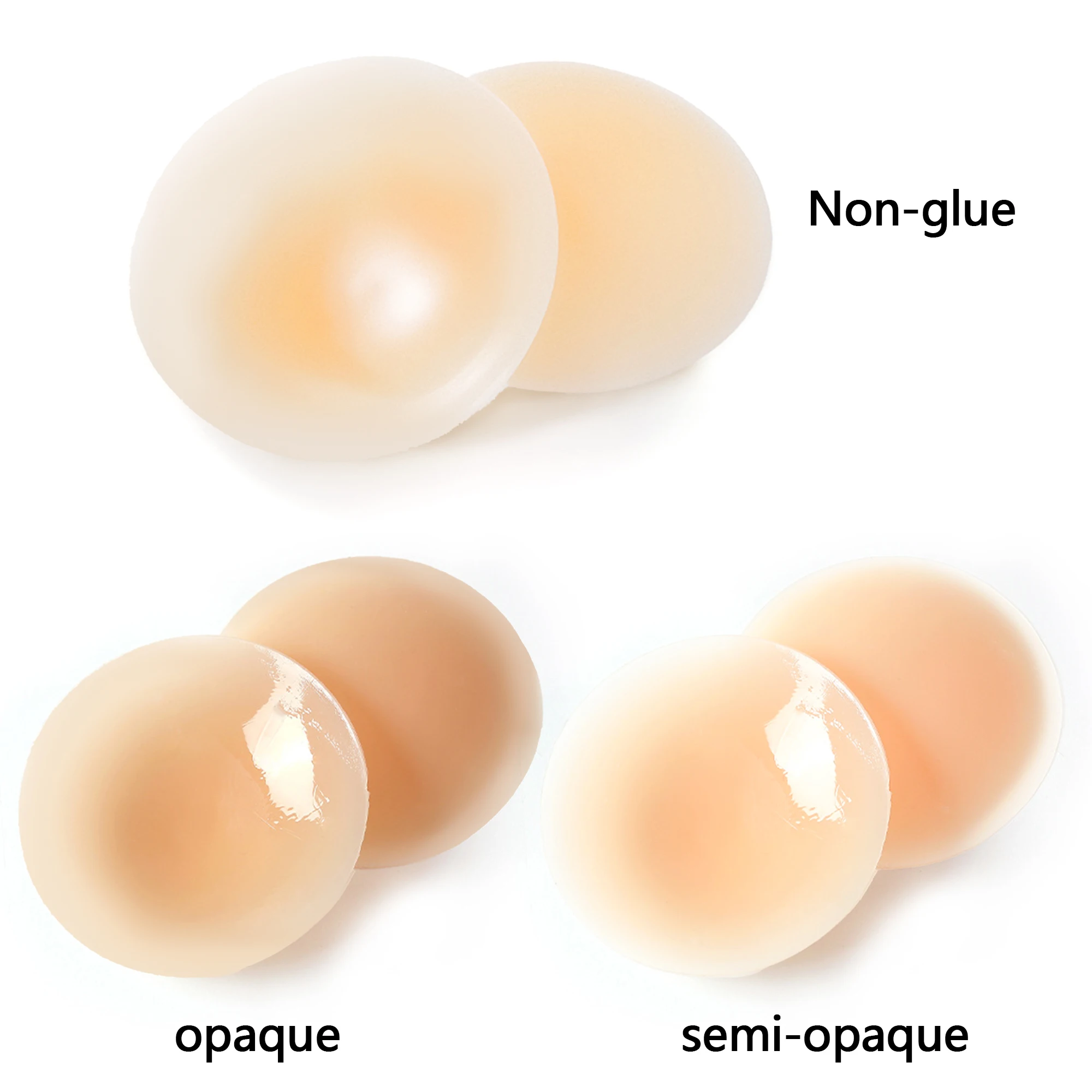 Matte Finish Invisible Adhesive Bra Waterproof Silicone Tits Cover Premium Silicone Reusable Nipple Covers