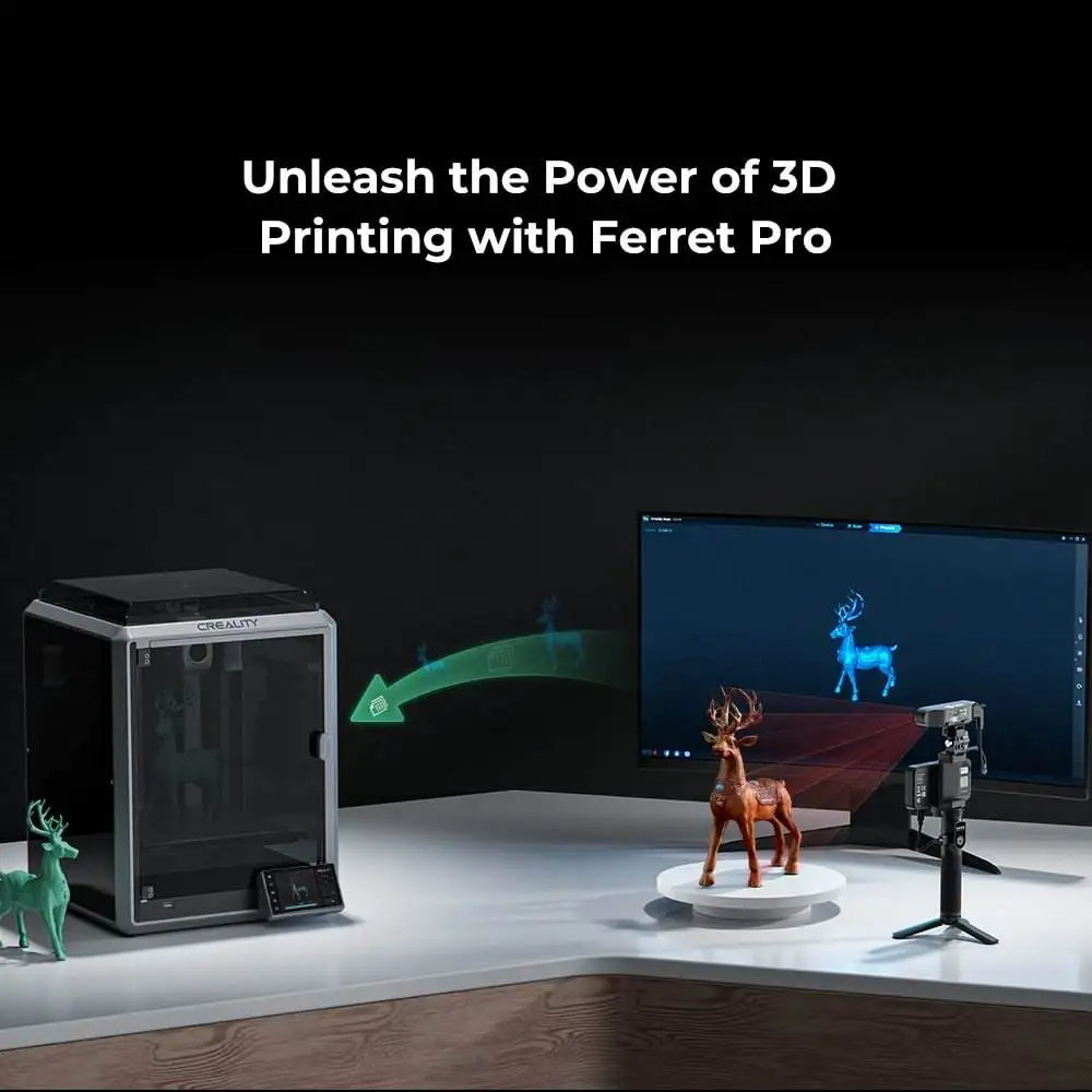 CR-SCAN FERRET PRO ポータブル3Dスキャナー 無線接続・高精度0.1mm