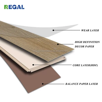 Hot sale residential 8mm 10mm 12mm click herringbone class 31 AC3 hardwood laminate flooring for heated