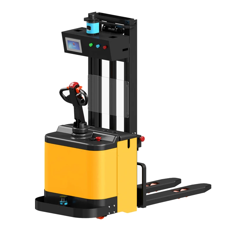 AGV Robot for Pallet Warehouse Battery Mobile Pallet Jack Transfer Trolley Automatic Pallet Truck Stacker Forklift