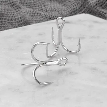 New Stinger Treble Hook Japan Material High Carbon Steel Olecranon Fishing Stinger Treble Hook Fishing Hooks – Hooks – view 5
