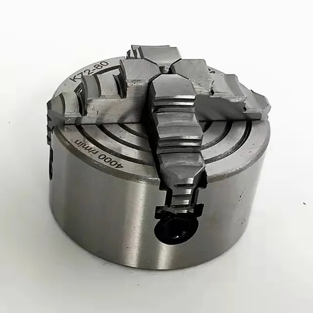 SANOU K72-80 Manual Steel 80mm 4 Jaw Independent Chuck OEM