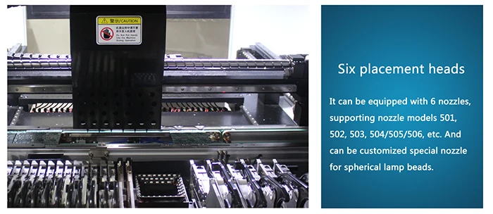 Full Automatic Pick Place Machine PCB Board Making Qihe SMT Production Line