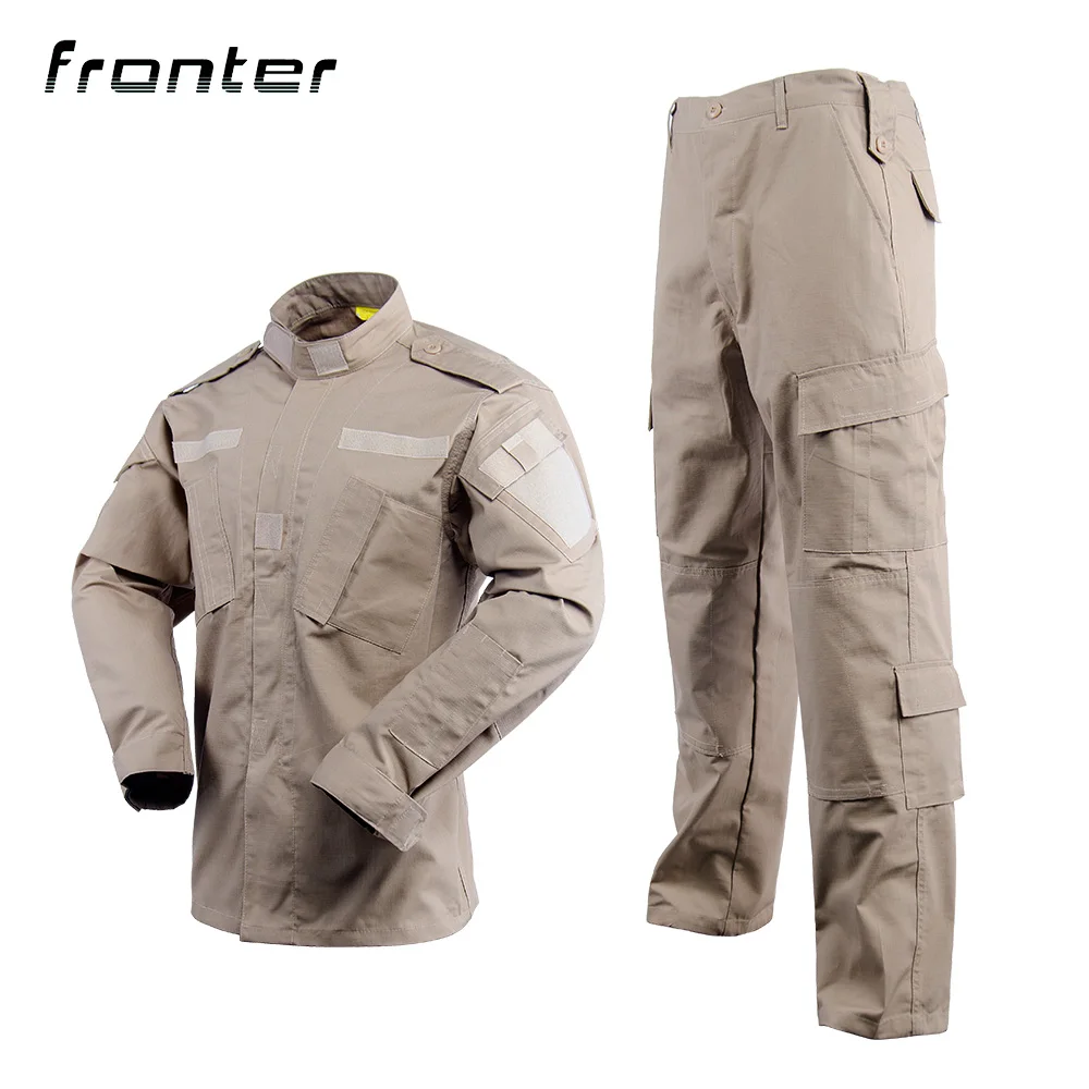 Custom Color US Camouflage Uniform Design Your Own Training Dress Combat Uniforms With Ristop Fabric Sale