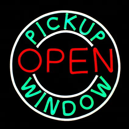 Matt Popular Window Hanging Shop Open Lighted Led Lights Custom Hookah Neon Sign
