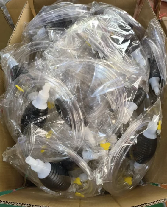 Hand Fuel Pump Car Fuel Tank Sucker Oil Transfer Fuel Pump Petrol Diesel Liquid Manual Pump Syphon for Gas Gasoline
