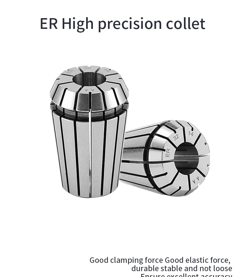 Elastic ER Collet ER25-1/1.5/2/2.5/3/4/5/6/7/8/9/10/11 12/13/14/15/16/17/18/19/20 High Precision Chuck AA Nc Machining Center 0