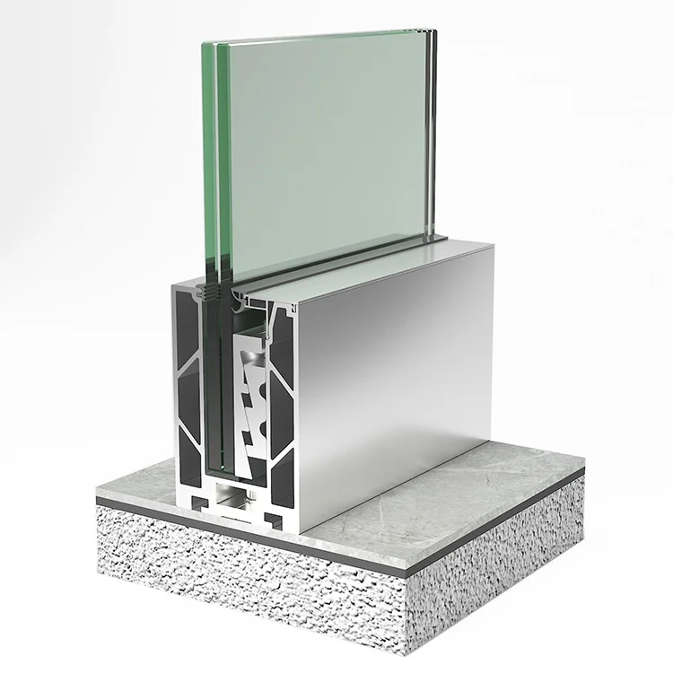 Glass Railing Boot The base shoe glass railing with its transparent glass and sleek metal ...