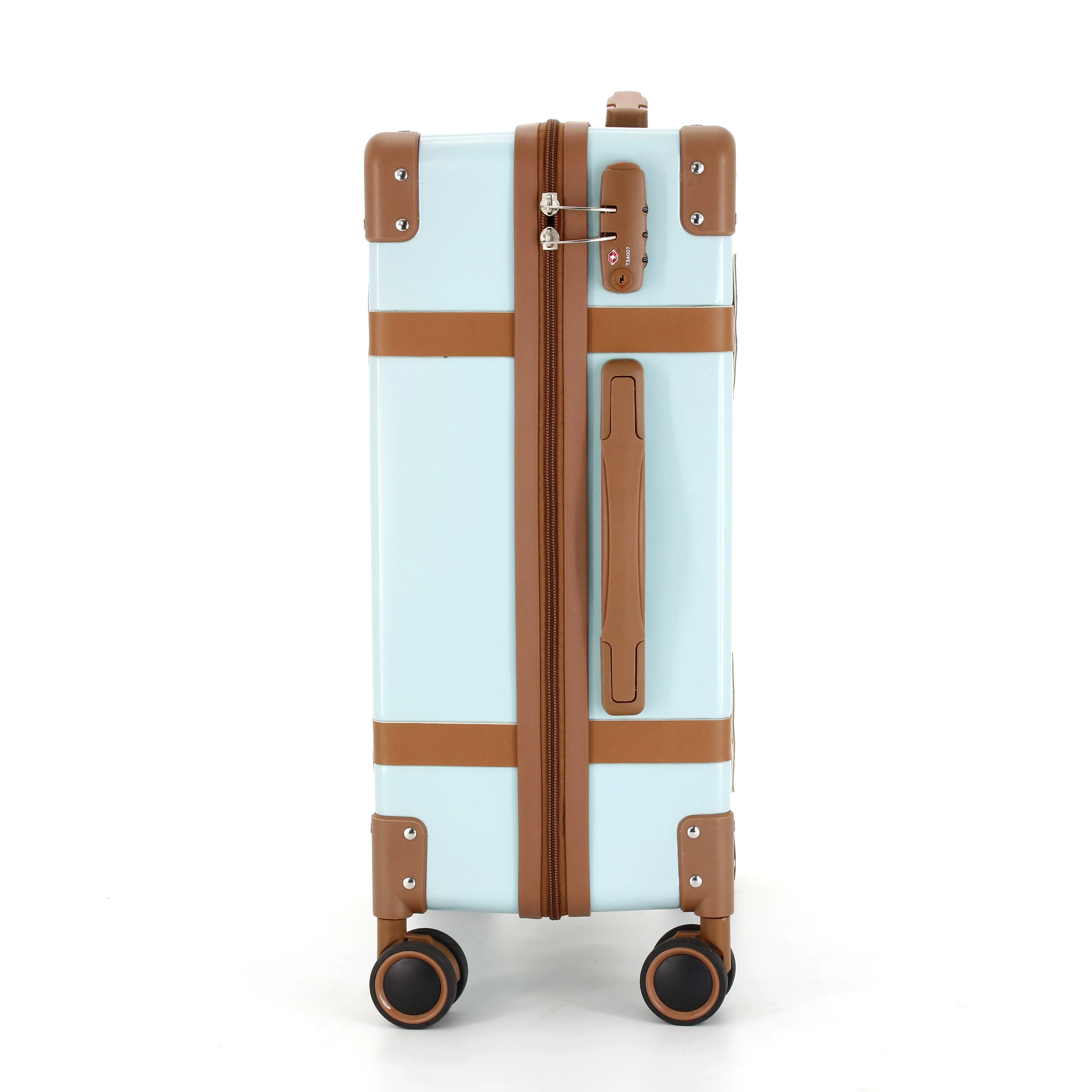 Премиум багажник ручной клади Сумка на колесиках винтажный женский чемодан молнии из натуральной искусственной