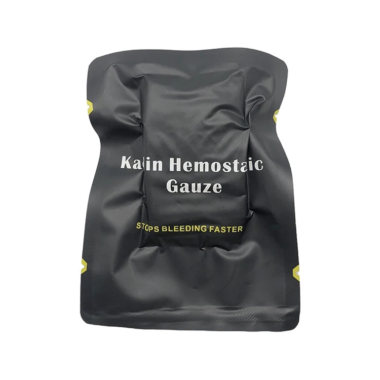 Vacuum Packed Gauze Outdoor First Aid Wound Aseptic Treatment Survival Kaolin Hemostatic Gauze