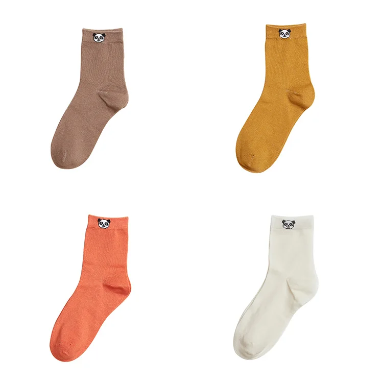 2025 оптом дешевые высококачественные хлопковые носки простой дизайн чулки для женщин