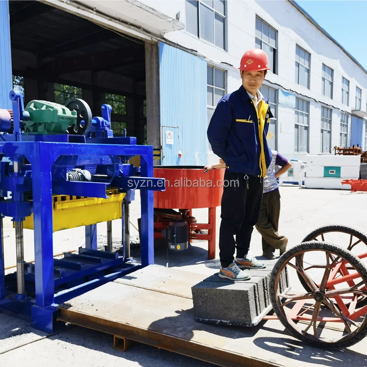 Qtj4-40 Interlocking Block Concrete Block Paver Brick Making Machine ...