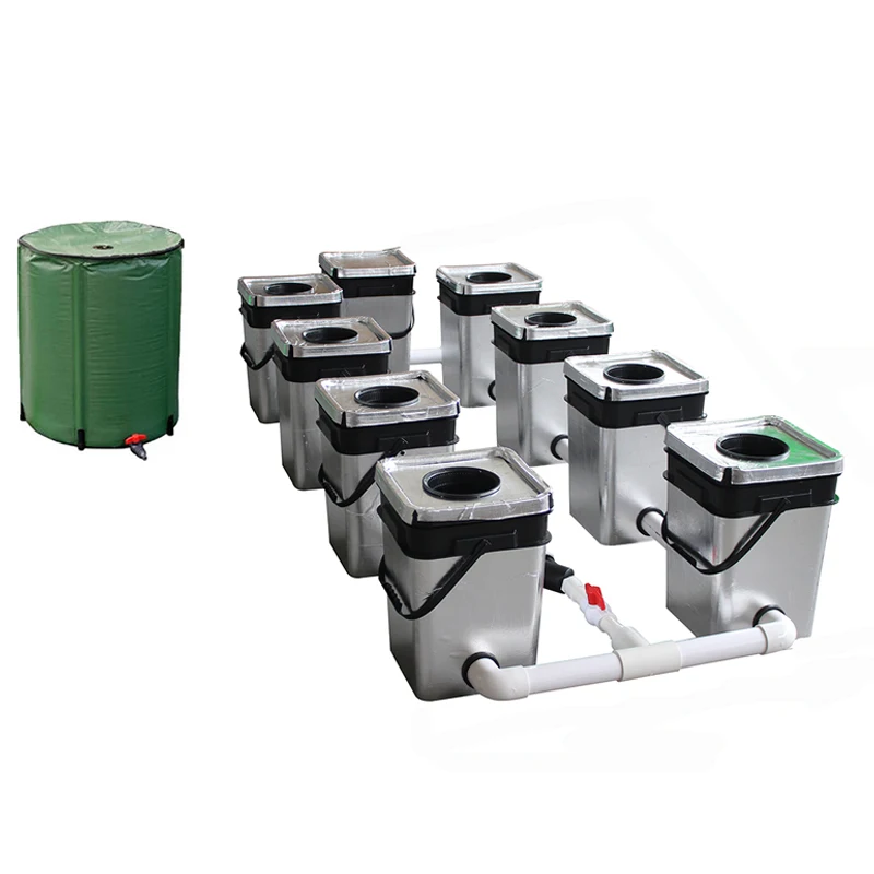 Rdwc 8 Buckets Recirculating Hydroponics System Clone Container Hydroponics Buy Hydroponic