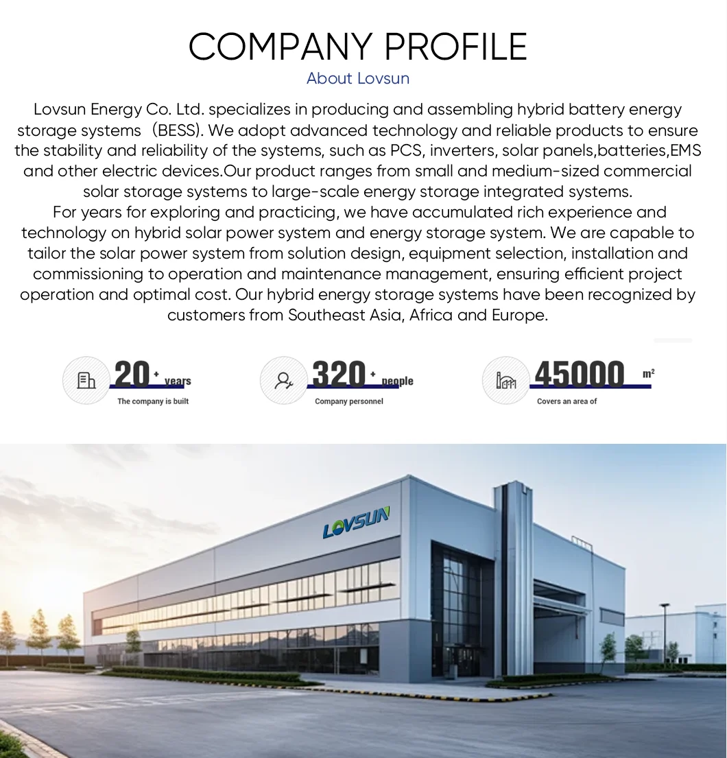 Hybrid Solar Energy System 5Kw 20Kw 30Kw Solar Power Hybrid System With Battery Energy Storage System All In One manufacture
