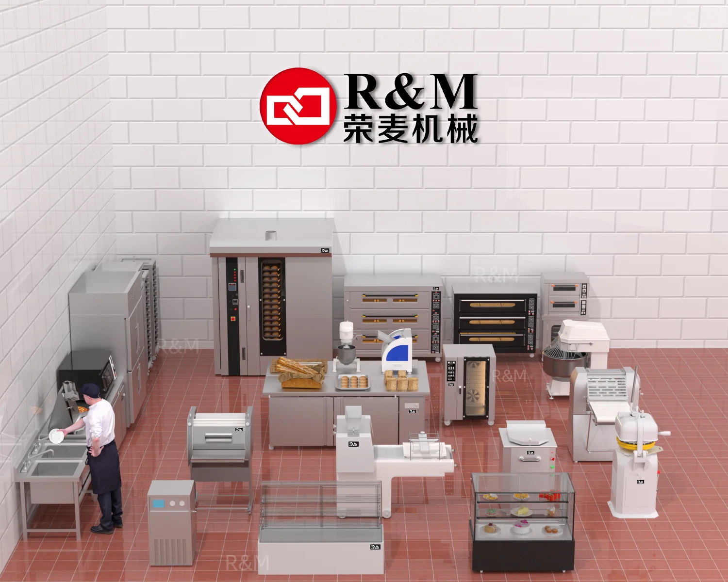RM New Bakery Small Cake Bread Making Production Line Manufacturing Food Machines for Small Business Ideas at Home Opportunities