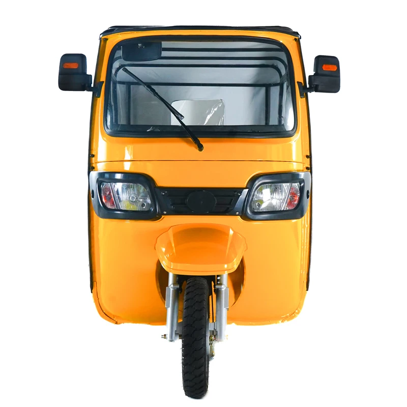 Auto Rickshaw Three Wheel Electric Customized Spare Tire Long Range Distance Durability Urban Transportation