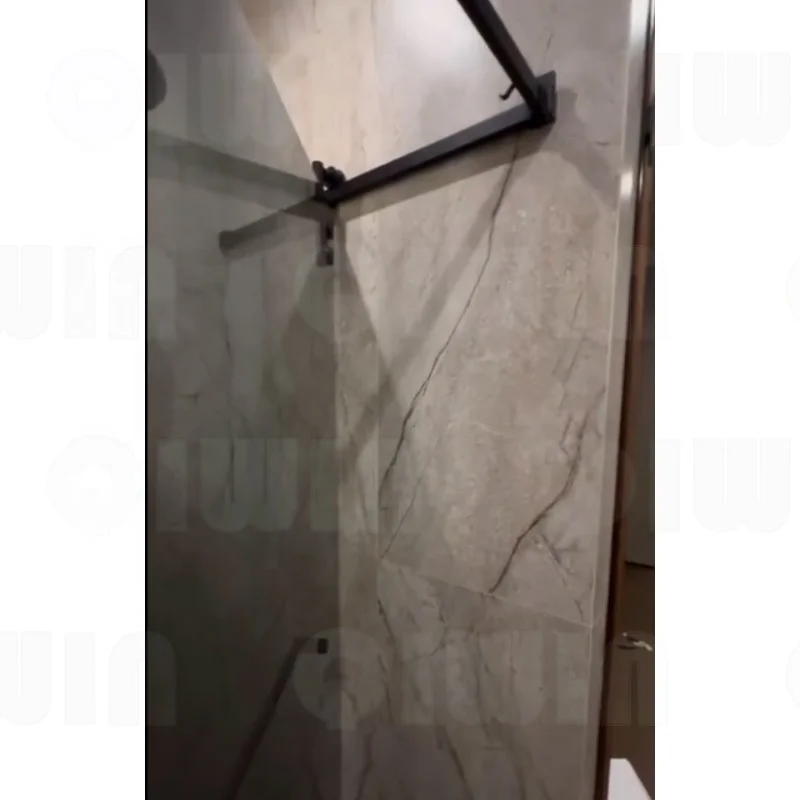 L Shape Shower Door Sliding System Small Shower Enclosure Hardware Kits Box Moove