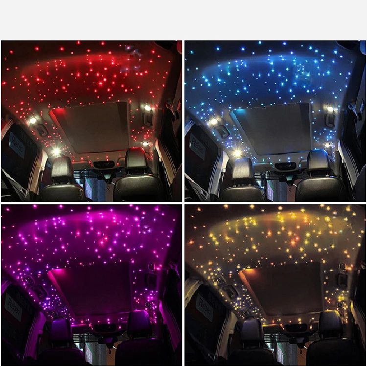 Optical Fiber Car Star Ceiling Light Romantic Starlight Car Ceiling ...