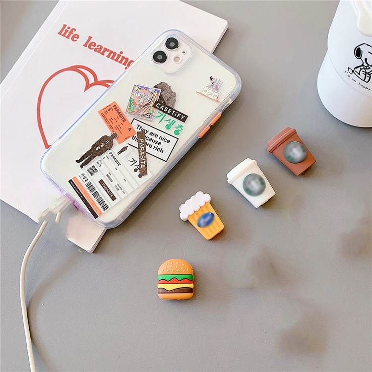 
cartoon animal bite data charger Cable Protector 