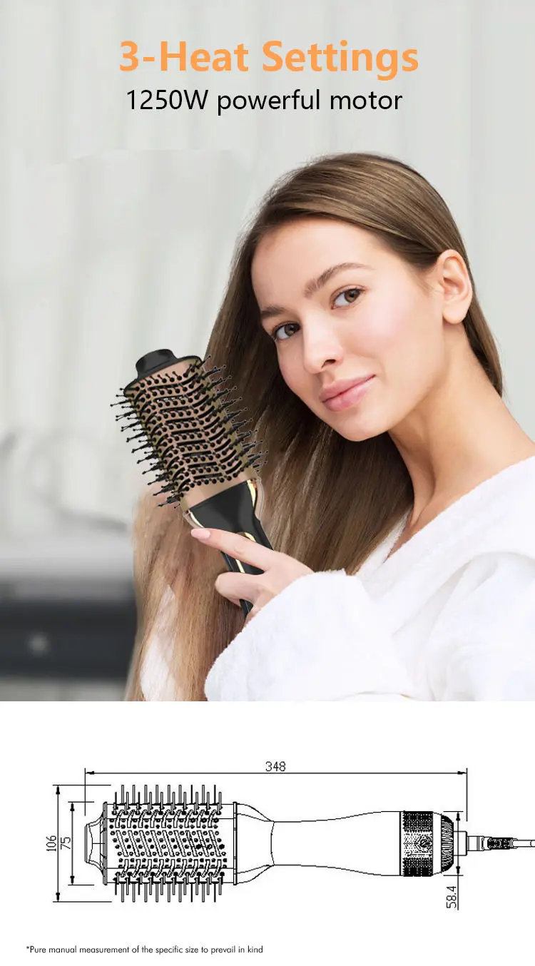 Hair Dryer Cepillo Redondo Secador De Pelo Revlon Hair Dryer