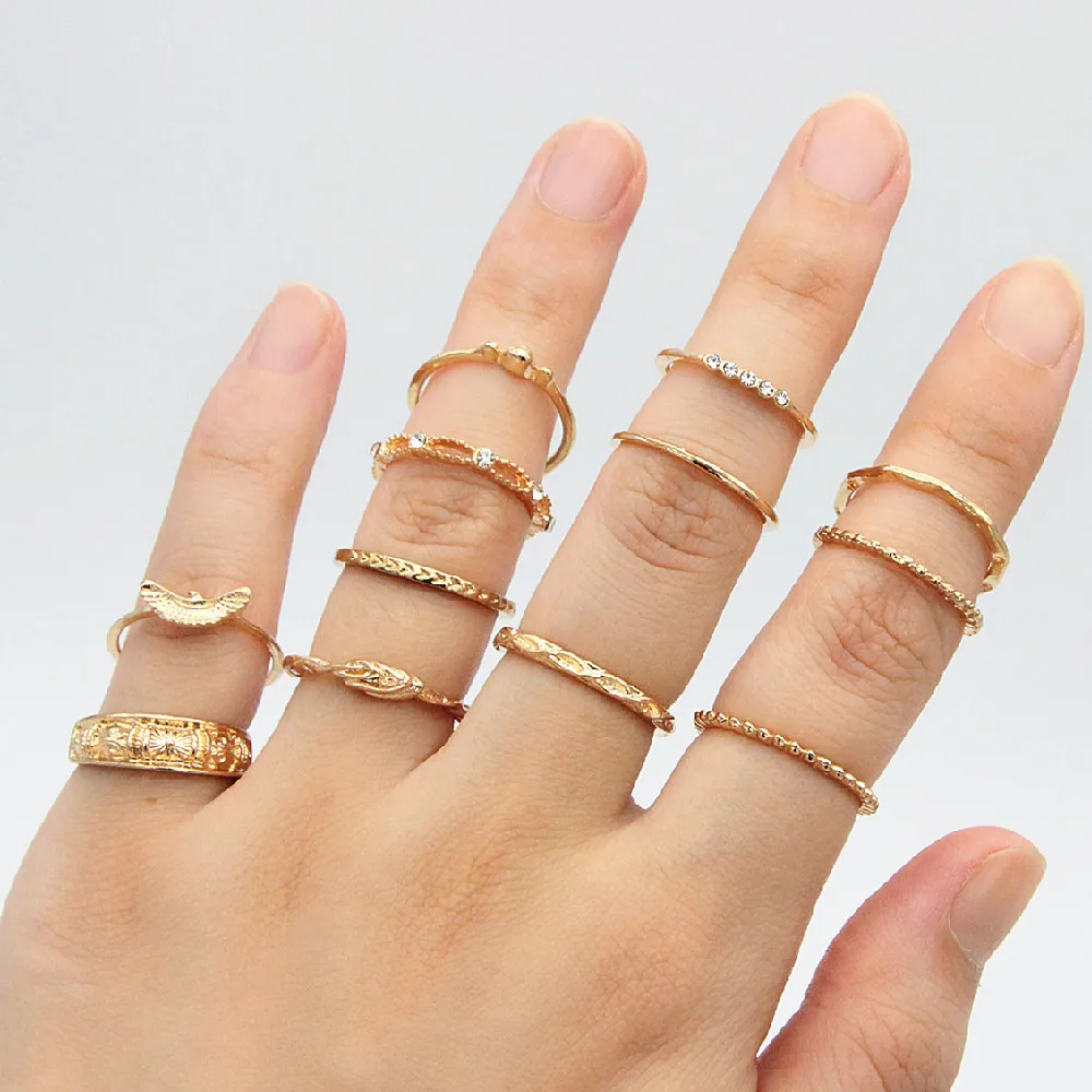 Slim Fashion Girl Rings Set Jewelry Finger Rings - China Finger Rings and  Girl Jewelry price