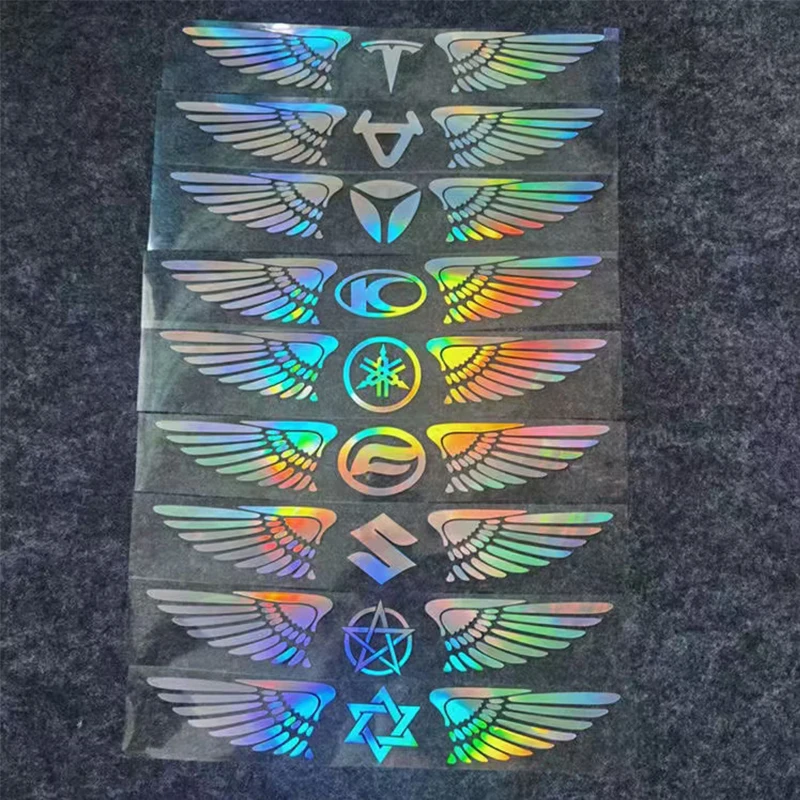 New Laser Self Adhesive Vinyl Holographic Printable Car Body Wrap Vinyl Sticker Stronger Glue