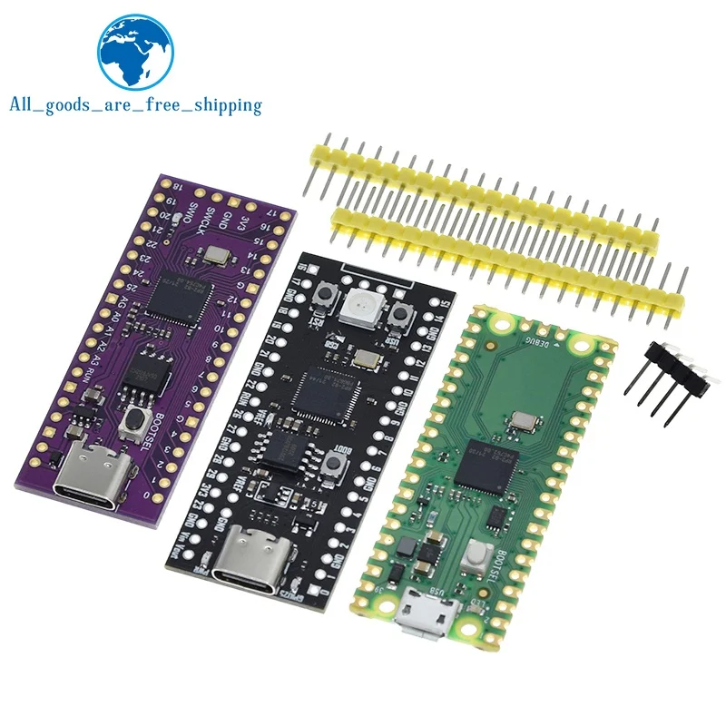 TZT For Raspberry Pi Pico Board RP2040 Dual-Core 264KB ARM Low-Power Microcomputers High-Performance Cortex-M0+ Processor