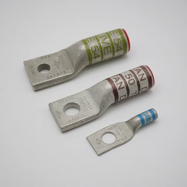 UL Listed One-Hole Cable Lug Crimp Terminals Aluminum/Copper Compression Automotive Uninsulated Electrical Accessories