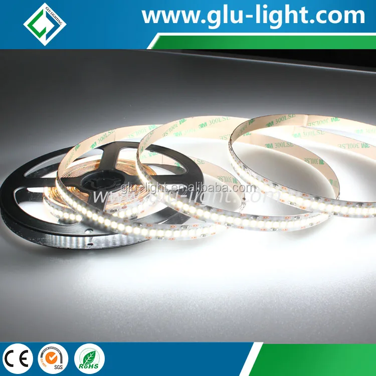 12V 10mm  High CRI Bi-Color LED Strip 2835 240led/m CCT tunable Ra95 led ribbon
