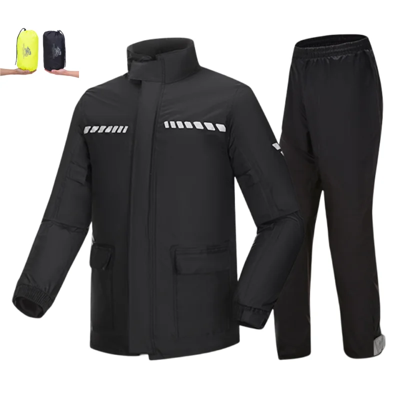 Motowolf Waterproof Motorcycle Riding Gear Nylon Poncho Rainsuit