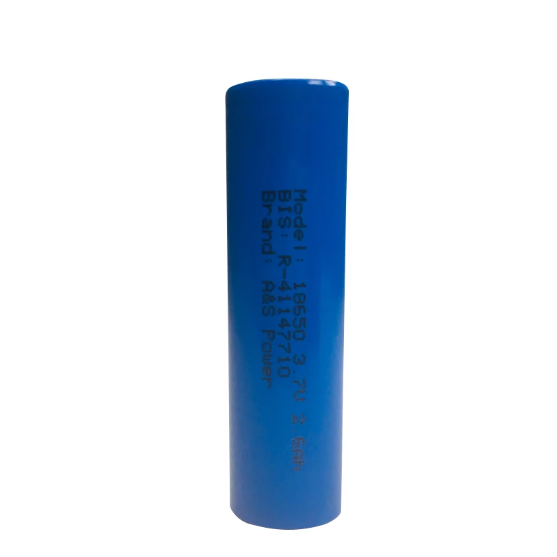 Cylindrical 2600mAh 3.7V 18650 li ion battery pack 5200mAh with JST Connector Lithium battery