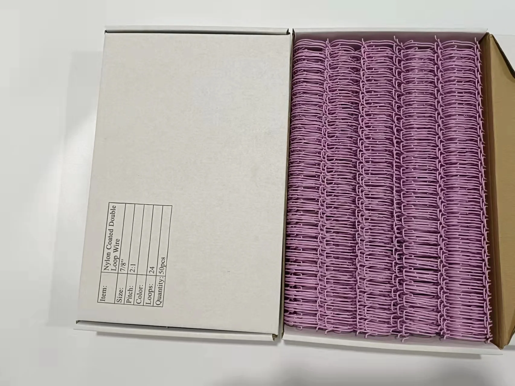 Бумажная пилка A3 A4 A5 5/8 дюйма 15 9 мм каландрическая проволока двойная петля спиральное Переплетное кольцо