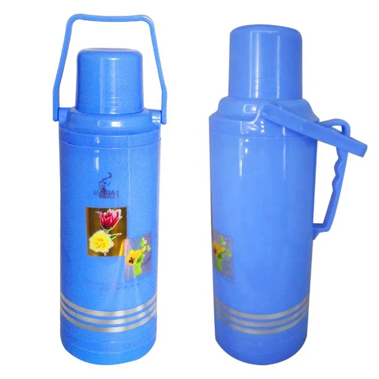 Manufacturer Cheap Indonesia Philippines Keep Hot Cold Glass Liner  Plastic Tea Water Thermal Thermos Vacuum Flask