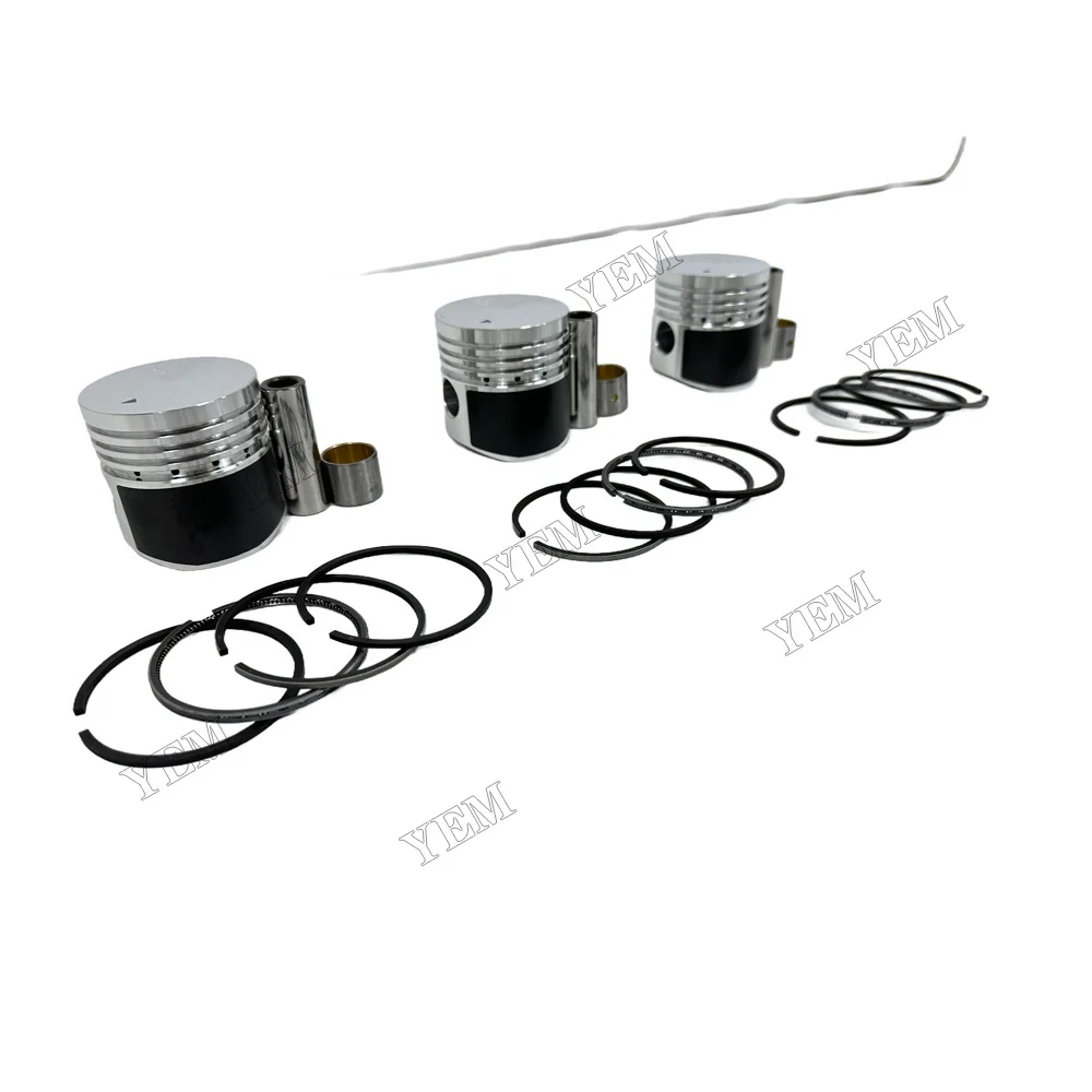 Piston Kit Fit for Mitsubishi K3B Engine 5
