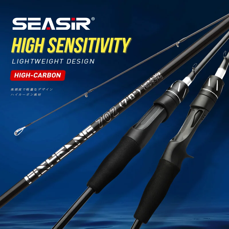 SEASIR Fishing Rod Black Warrior Carbon