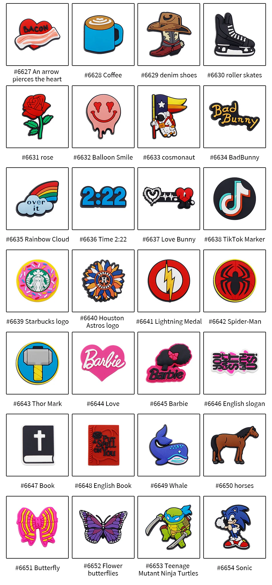 Weiou Environmental Pvc Whole Shoes Shoelaces Charms Blossom Your Holey