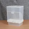 White-350g Compact Dual-Compartment Snap-On All-Purpose Feeder