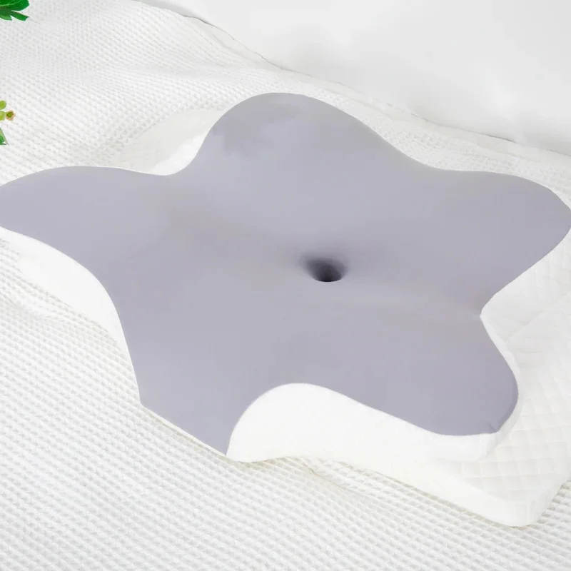 Hangzhou Baimai Supply High Quality Customized Label and Packing Special-shaped Memory Foam Pillow for Side and Back Sleepers