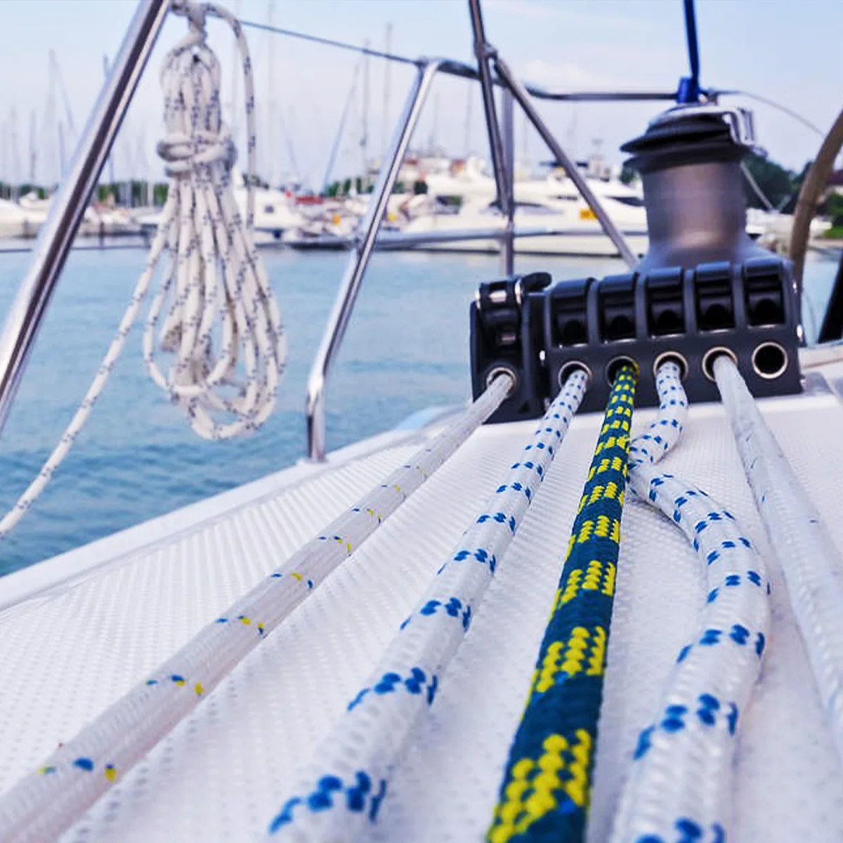 Quality Double Braid Polyester Rope with Eye Splice