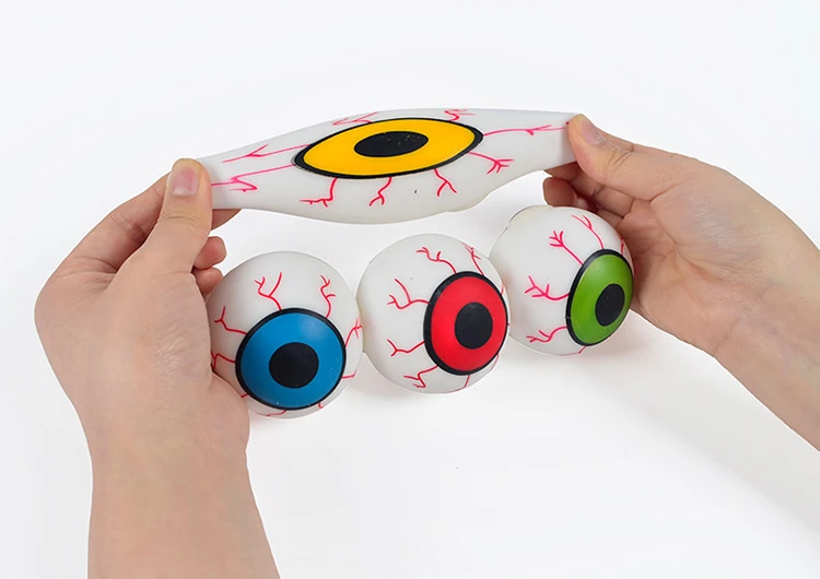 Hot Sale Vent Eyeball Squishy Balls In Assorted Colors Tpr Kids Sensory