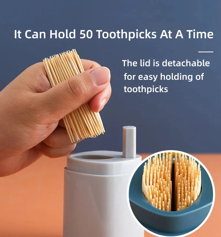 Toothpick Holder Dispensers Popup Automatic Toothpick Dispenser For