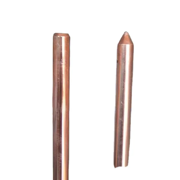 Hexagon Solid Copper Clad Earth Rod for Earthing System Copper Earth bar