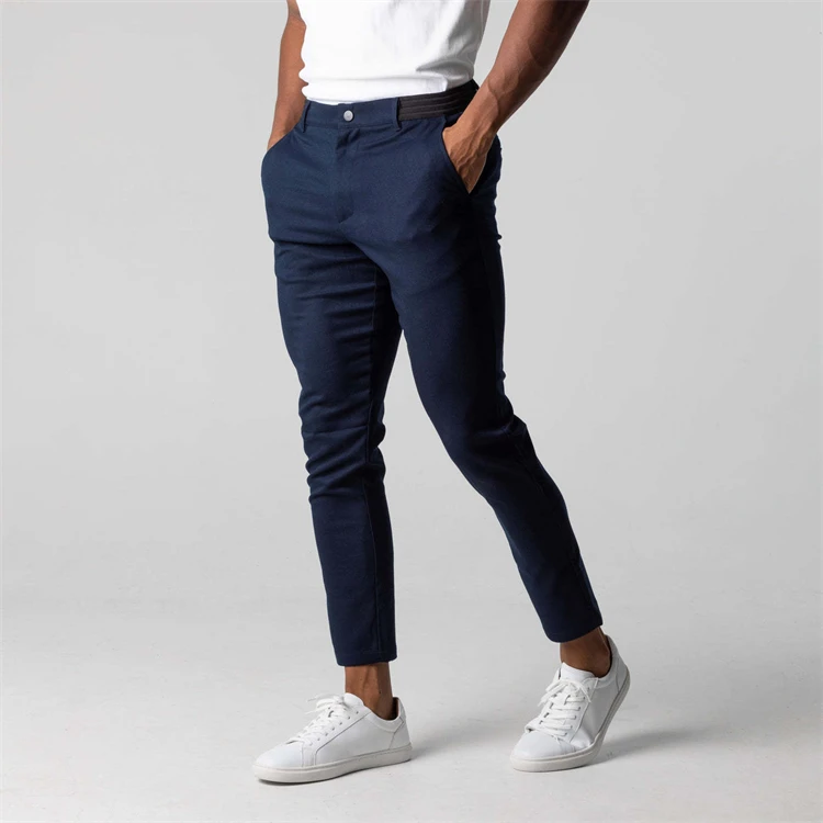 Four seasons new men's casual pants business pants